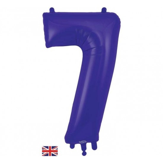 Purple Jumbo Number 7 Balloon