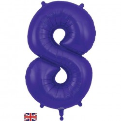 Purple Jumbo Number 8 Balloon Purple Jumbo Number 8 Balloon