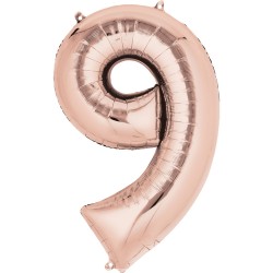 Number 9 Rose Gold Number 9 Rose Gold