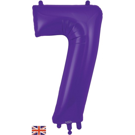 Purple Jumbo Number 7 Balloon