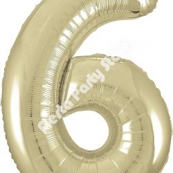 Inflated Champagne Gold 60th Birthday Number Balloons with Happy Birthday Balloons Set