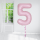 Pink Matte Powder Number Balloon