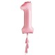 Number 1 Balloon Pastel Pink
