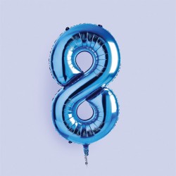 Teal Blue Jumbo Number 8 Balloon Teal Blue Jumbo Number 8 Balloon