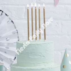 Gold Tall Candles