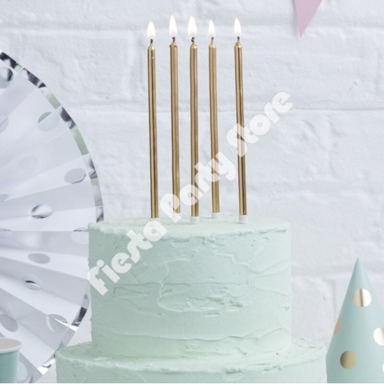 Gold Tall Candles