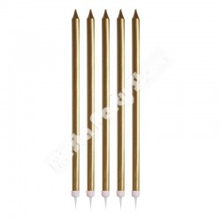 Gold Tall Candles
