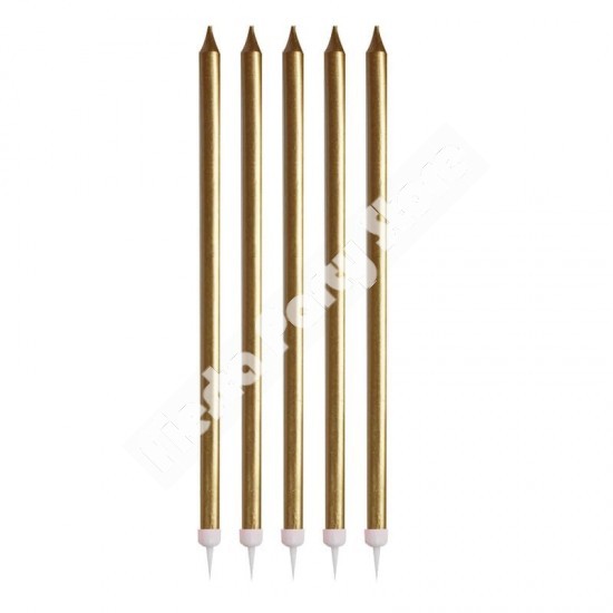 Gold Tall Candles