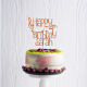 Personalised Musical Notes Happy Birthday Cake Topper