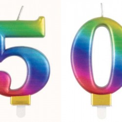 Rainbow Number Candle Rainbow Number Candle