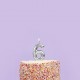 Silver Number Birthday Candles