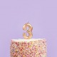 Gold Number Birthday Candles