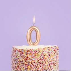 Gold Number Birthday Candles Gold Number Birthday Candles