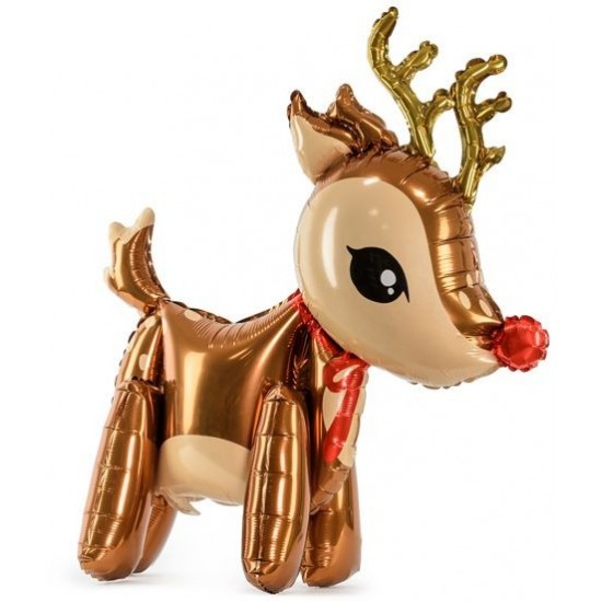 Glossy Reindeer Foil Balloon