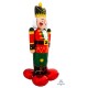 Giant 3D Standing Nutcracker Foil Balloon Standing Christmas Balloon