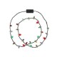 Festive Flashing Rainbow Necklace