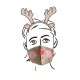 Reindeer Face Mask