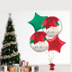 Poinsettia Plant Balloon Bundle