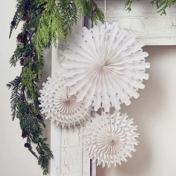 3 Snowflakes Honeycombs 3 Snowflakes Honeycombs