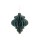2 Forest Green Honeycomb Decorations