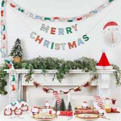 50 Christmas Gold Pastel Paper Chains 50 Christmas Gold Pastel Paper Chains