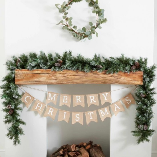 Christmas Foliage Runner Garland 2.7m