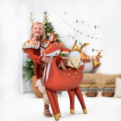 Standing Cute Reindeer Foil Balloon