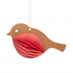 Honeycomb Robin Christmas Ornament Honeycomb Robin Christmas Ornament