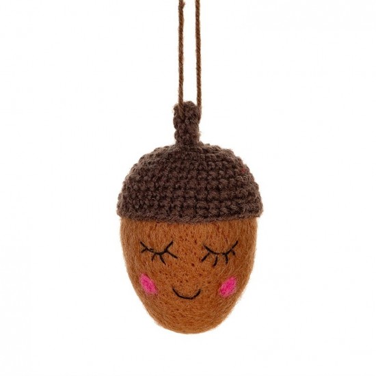 Acorn Felt Hanging Decoration