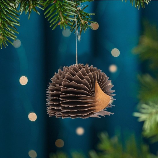 Honeycomb Hedgehog Hanging Decoration