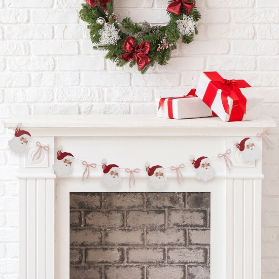 Santa and Bow Garland