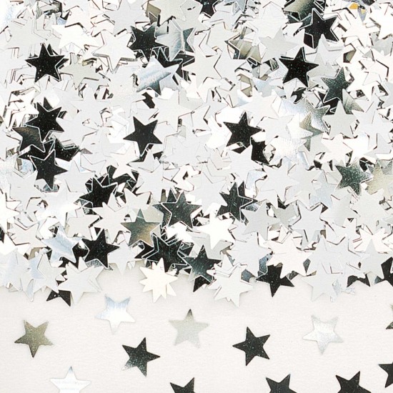 Stardust Silver Metallic Confetti