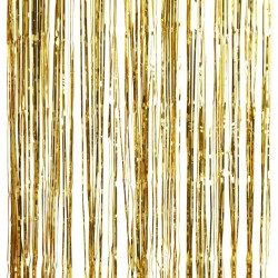 Gold Foil Fringe Curtain Gold Foil Fringe Curtain
