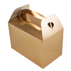 6 Gold Party Boxes Set