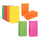 10 Assorted Neon Coloured Paper Party Bags