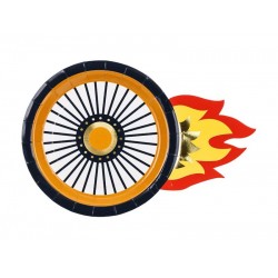 Racing Car Wheel Party Plates Racing Car Wheel Party Plates