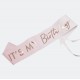 Pink Ombre Rose Gold Birthday Sash