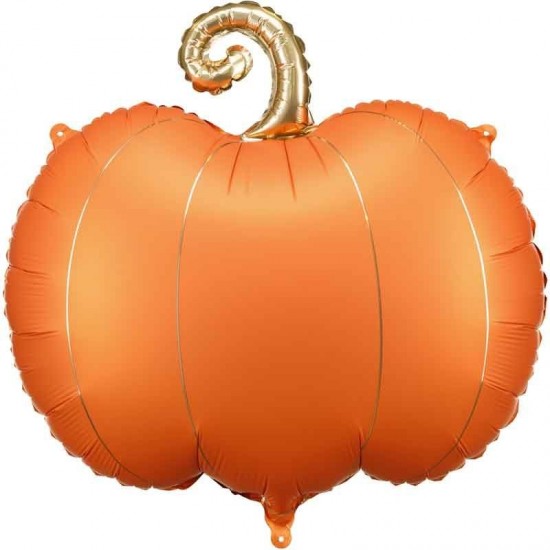 Pumpkin Foil Balloon INFLATED