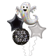 Holographic Ghost Halloween Balloon Bundle