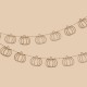 Pumpkin Wooden Garland 2m Pumpkin Wooden Garland 2m