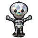 Holographic Skeleton Halloween Balloon Bundle