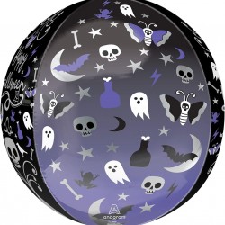 Moonlight Halloween Orbz Balloon INFLATED Moonlight Halloween Orbz Balloon INFLATED