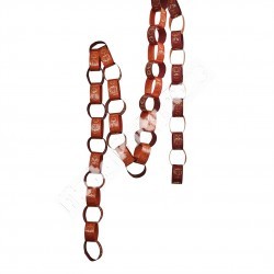 Pumpkin Paper Chains Pack of 48