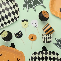 12 Spooky Friends Food Cups and Picks Set