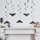 Bat Swirl Decorations