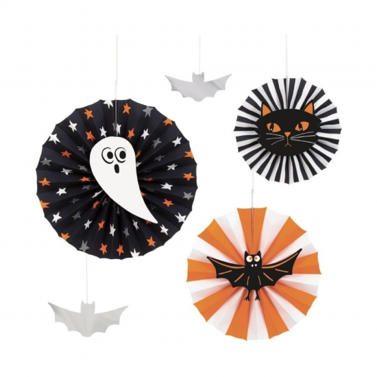 Halloween Fan Decorations Set