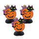 Cat and Pumpkin Mini Honeycombs Table Decorations