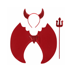 Foil Devil Wings Headband and Trident Foil Devil Wings Headband and Trident