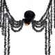 Halloween Honeycomb Hanging Spider Decoration