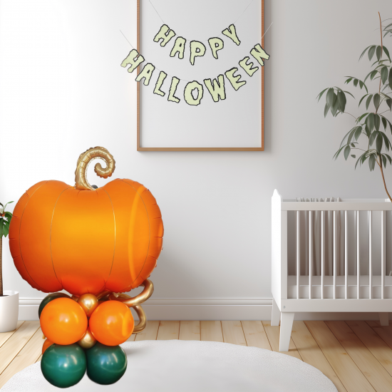 Halloween  Pumpkin Balloon Centerpiece